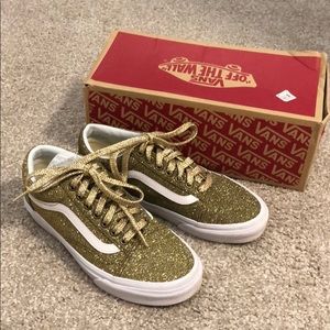 lurex glitter old skool shoes